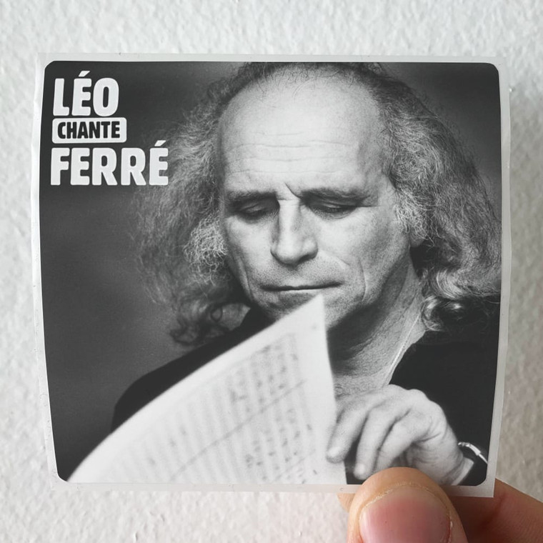 Leo Ferre Lo Chante Ferr Album Cover Sticker