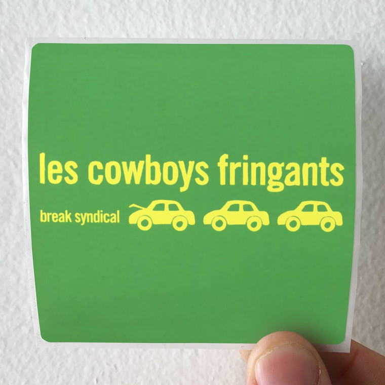 Les Cowboys Fringants Break Syndical Album Cover Sticker