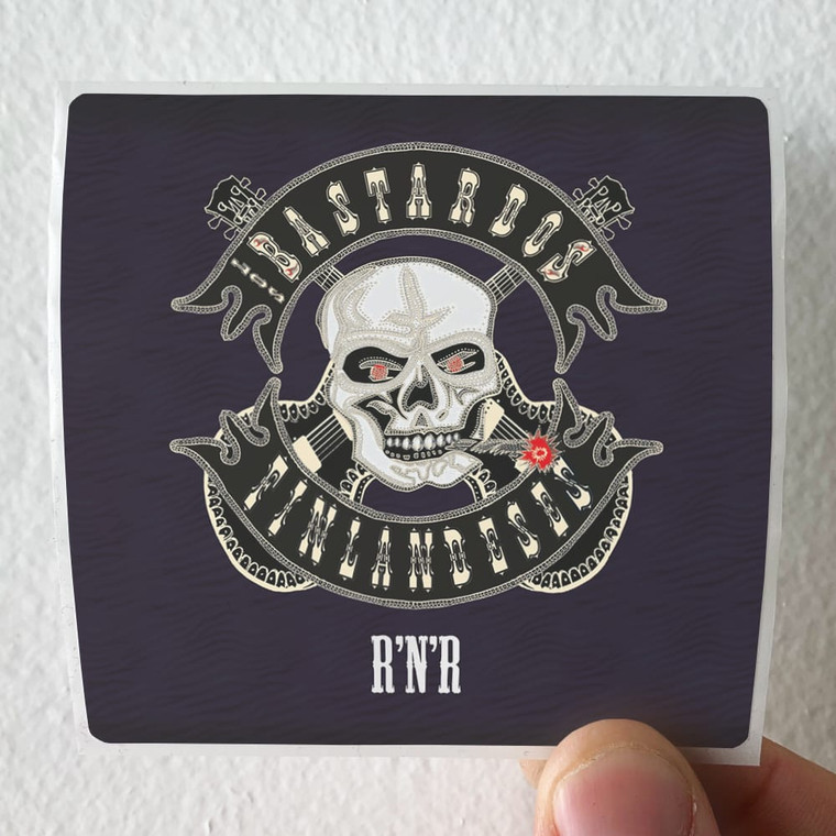 Los Bastardos Finlandeses Rocknroll Album Cover Sticker