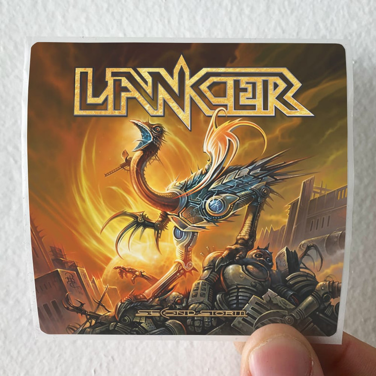 Lancer Second Storm Album Cover Sticker