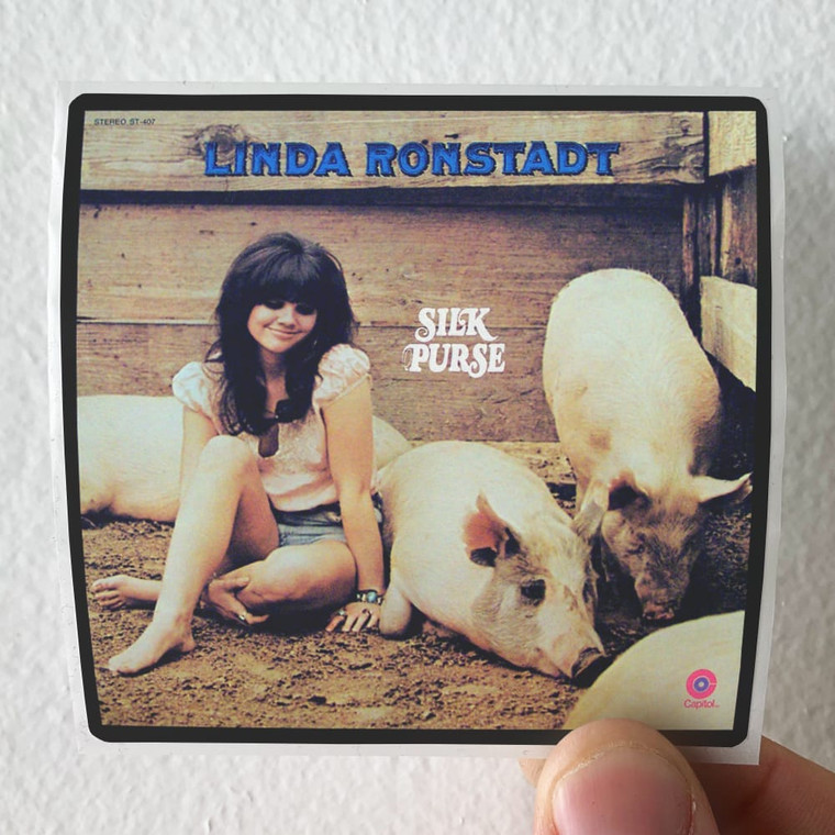 Linda Ronstadt Silk Purse Album Cover Sticker