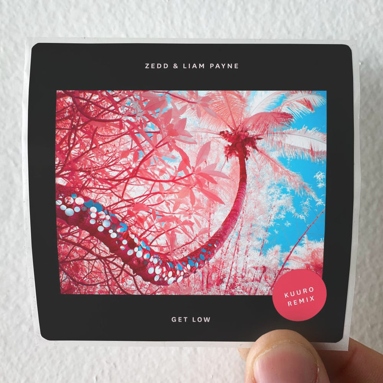 Liam Payne Get Low Kuuro Remix Album Cover Sticker