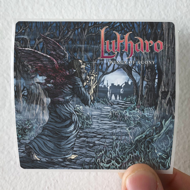 Lutharo Wings Of Agony Album Cover Sticker