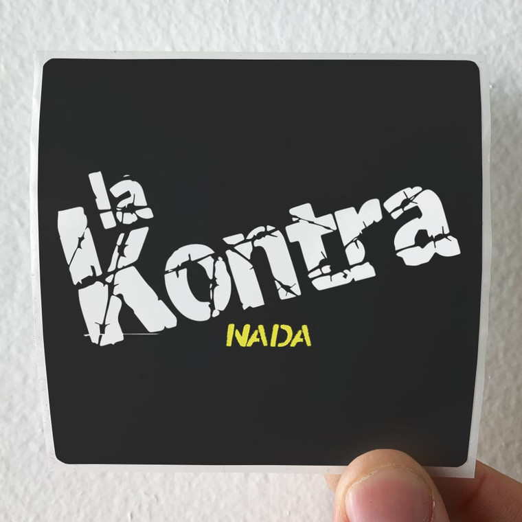 La Kontra Nada Album Cover Sticker