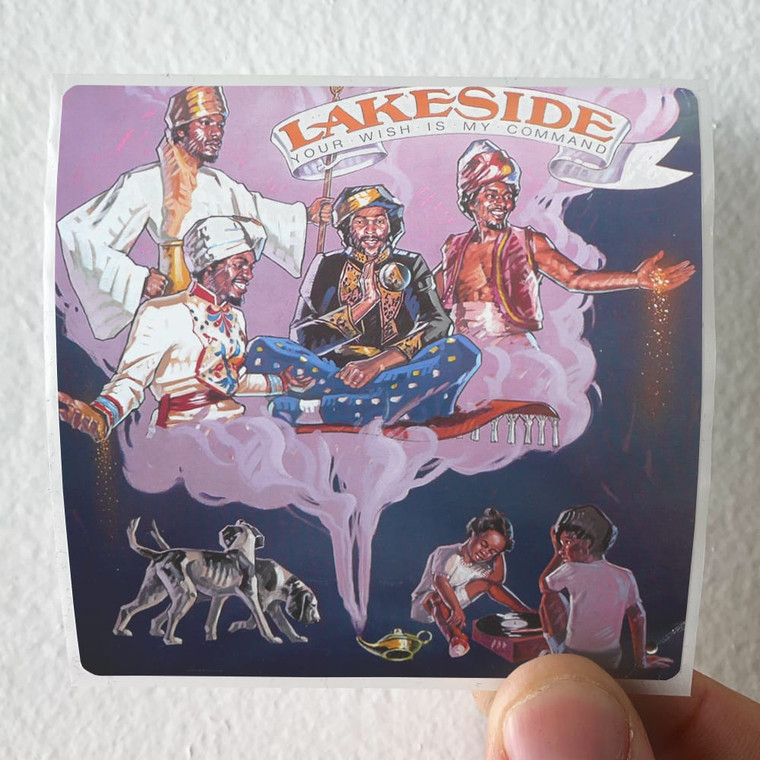 Lakeside Your Wish Is My Command Album Cover Sticker