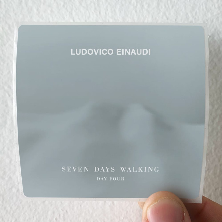 Ludovico Einaudi Seven Days Walking Day 4 Album Cover Sticker