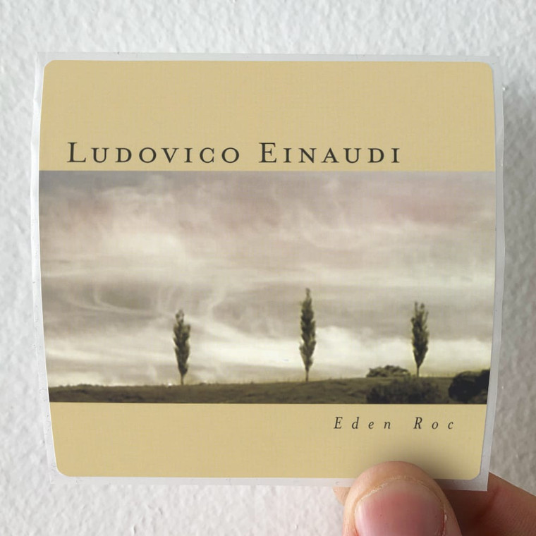 Ludovico Einaudi Eden Roc Album Cover Sticker