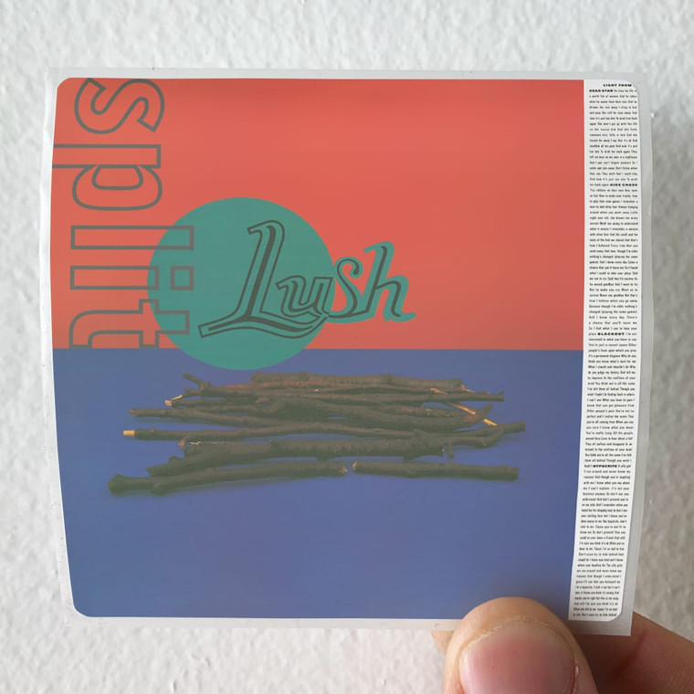 Lush Split Album Cover Sticker