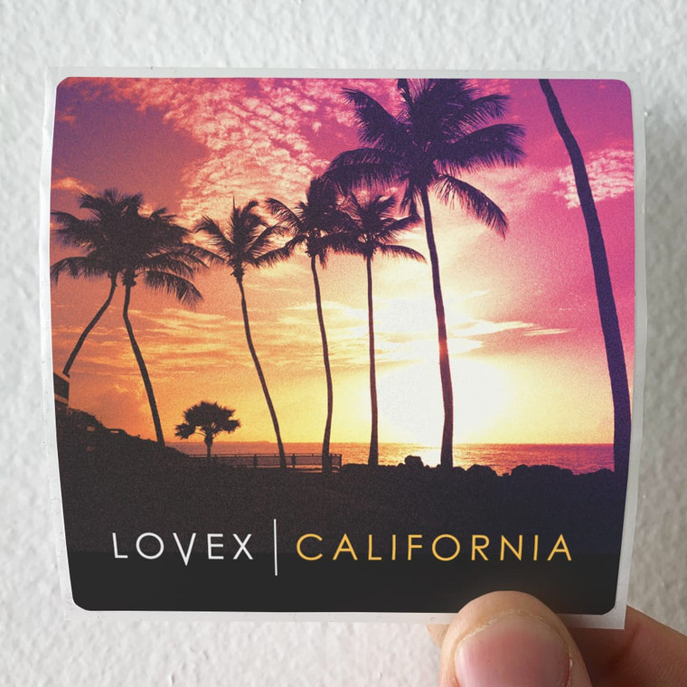 Lovex California Album Cover Sticker