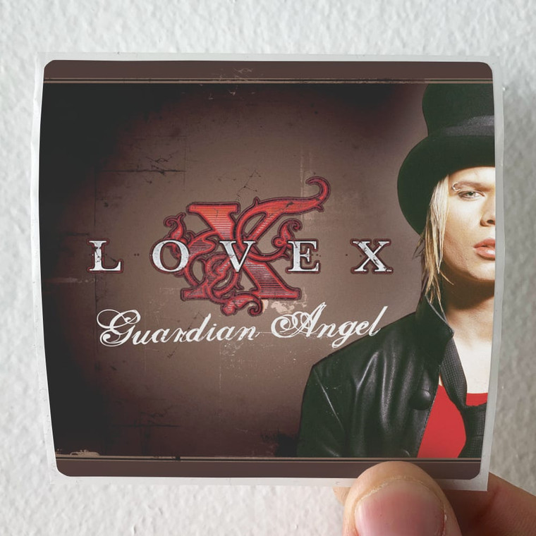 Lovex Guardian Angel Album Cover Sticker