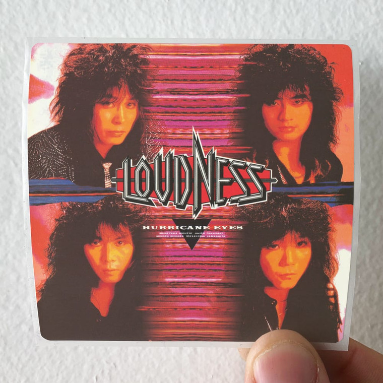 Loudness Hurricane Eyes Album Cover Sticker