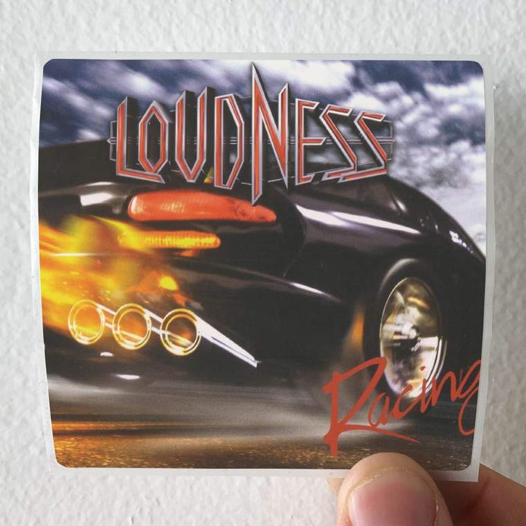 Loudness Racing Album Cover Sticker
