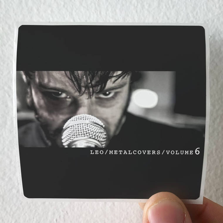 Leo Moracchioli Leo Metal Covers Volume 6 Album Cover Sticker