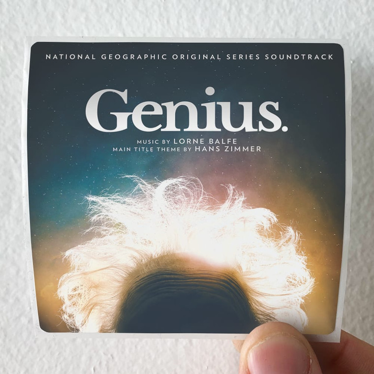 Lorne Balfe Genius National Geographic Original Series Soundtrack Album Cover Sticker