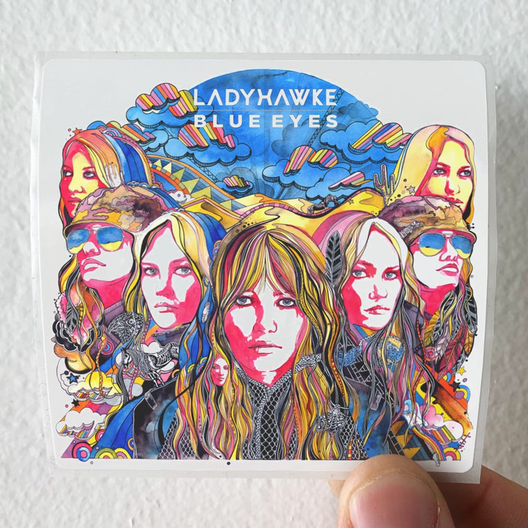 Ladyhawke Blue Eyes Album Cover Sticker