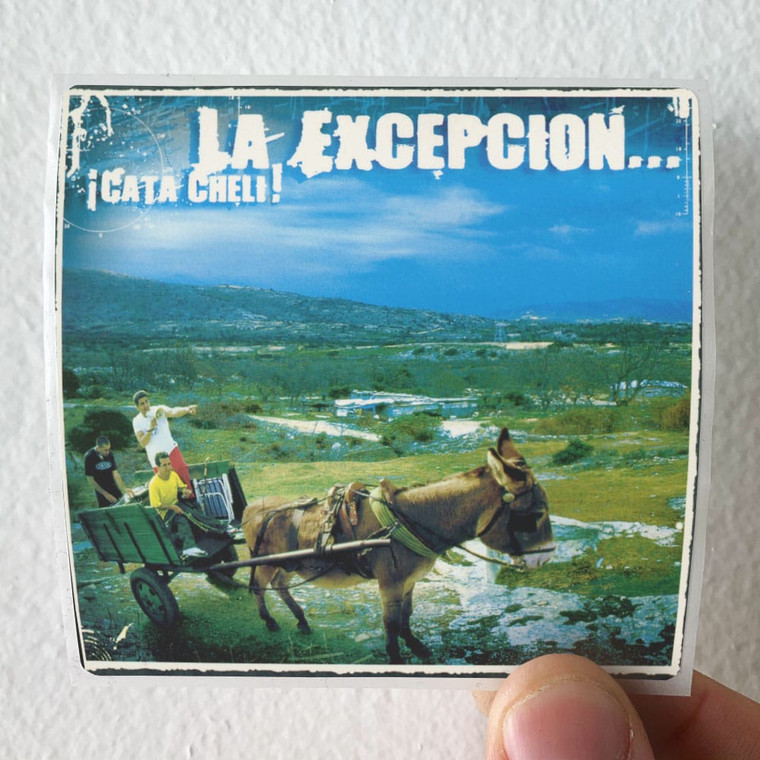 La Excepcion Cata Cheli Album Cover Sticker