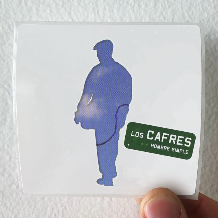 Los Cafres Hombre Simple Album Cover Sticker
