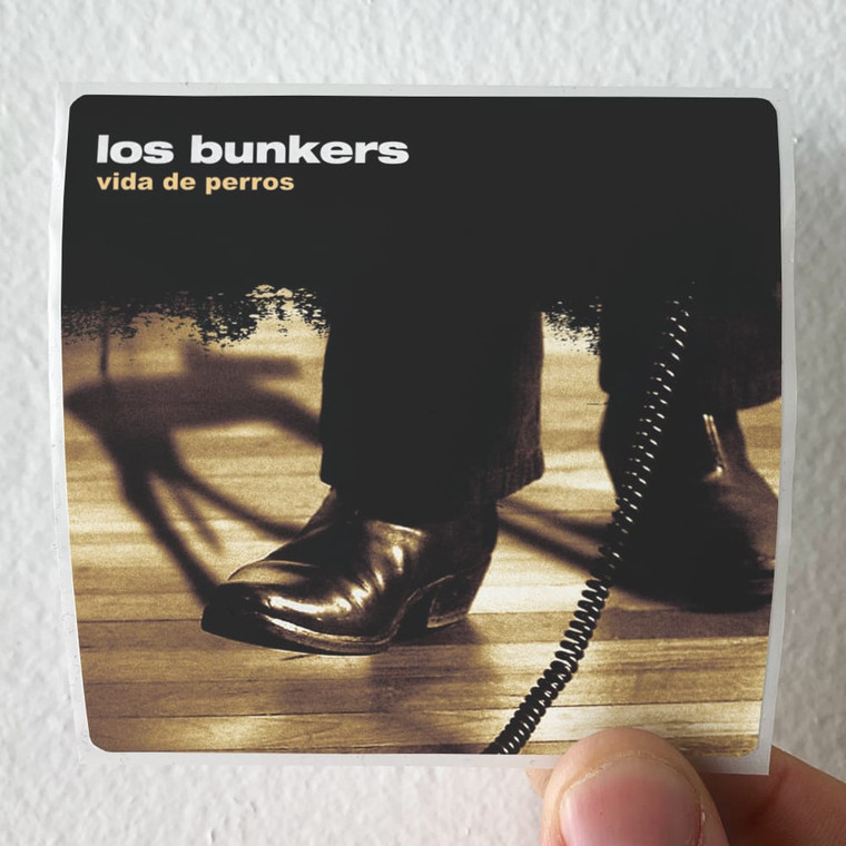 Los Bunkers Vida De Perros Album Cover Sticker