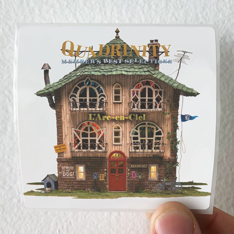 LArc-en-Ciel Quadrinity Members Best Selections 1 Album Cover Sticker LArc-en-Ciel Quadrinity Members Best Selections 1 Album Cover Sticker
