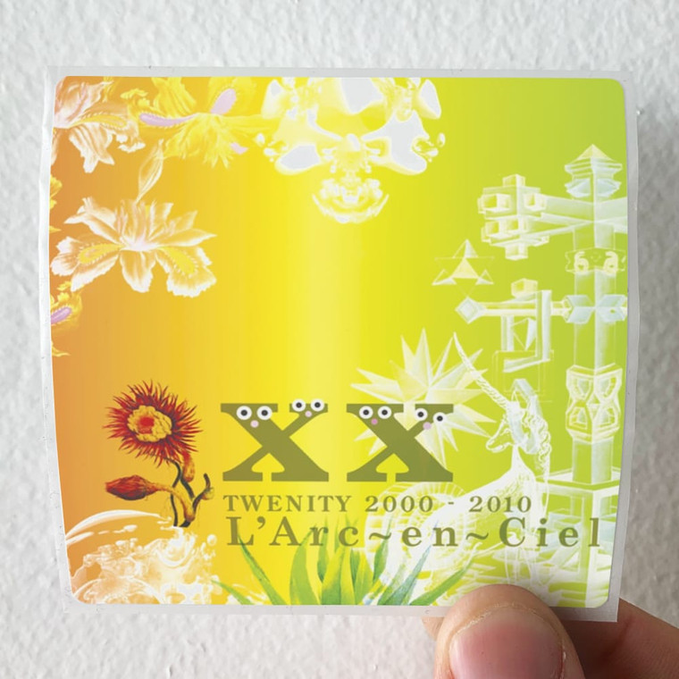 LArc-en-Ciel Twenity 2000 2010 Album Cover Sticker