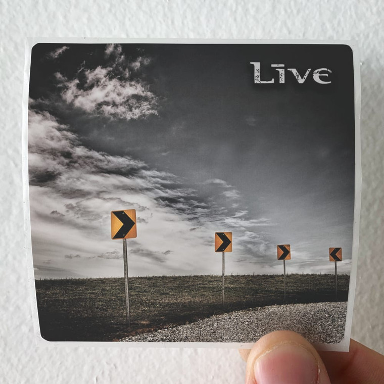 Live The Turn Album Cover Sticker Live The Turn Album Cover Sticker