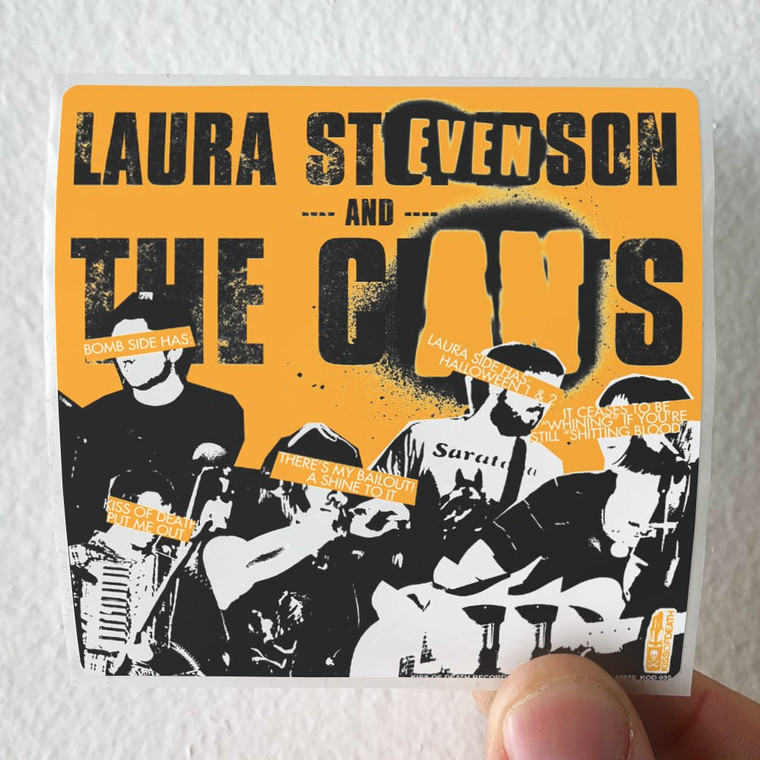Laura Stevenson and The Cans Bomb The Music Industry Album Cover Sticker