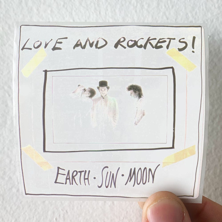 Love and Rockets Earth Sun Moon Album Cover Sticker