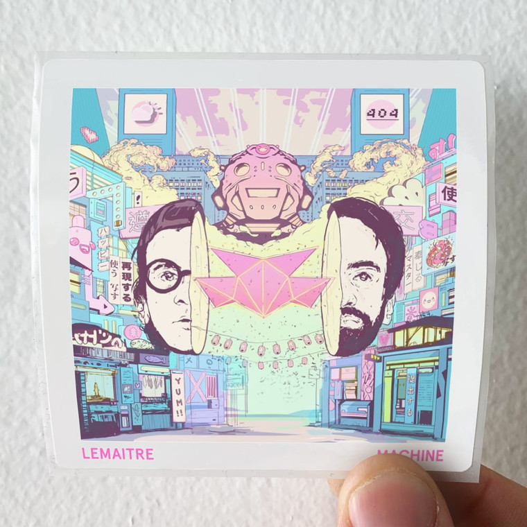 Lemaitre Machine Album Cover Sticker