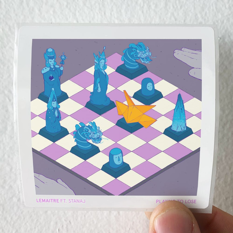 Lemaitre Playing To Lose Album Cover Sticker