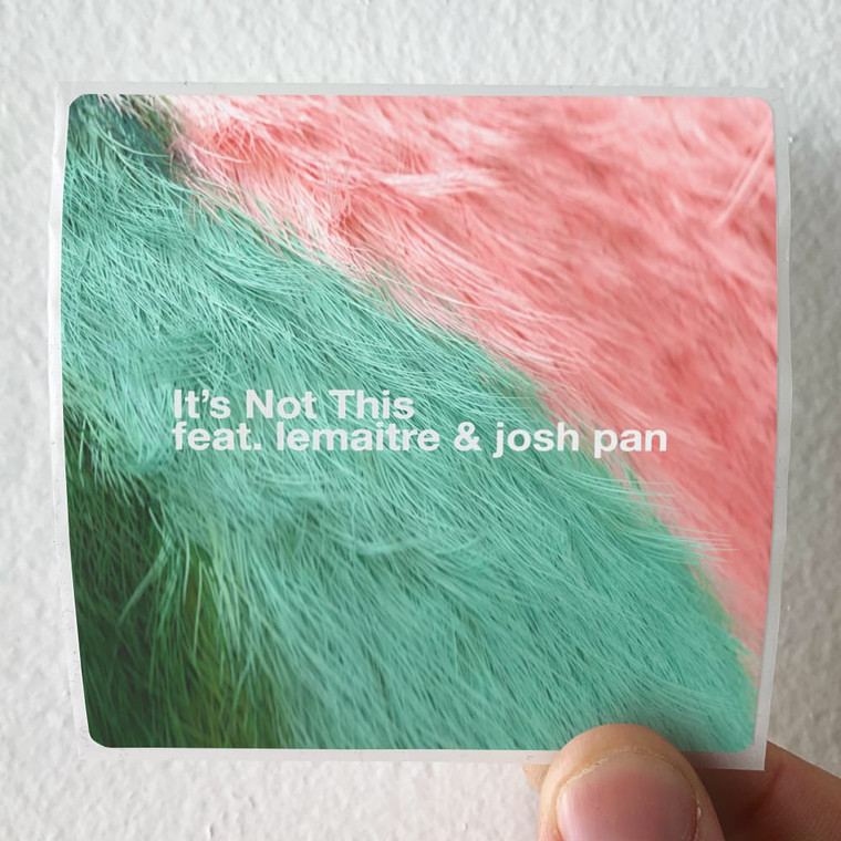 Lemaitre Its Not This Album Cover Sticker