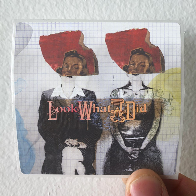 Look What I Did Minuteman For The Moment 1 Album Cover Sticker