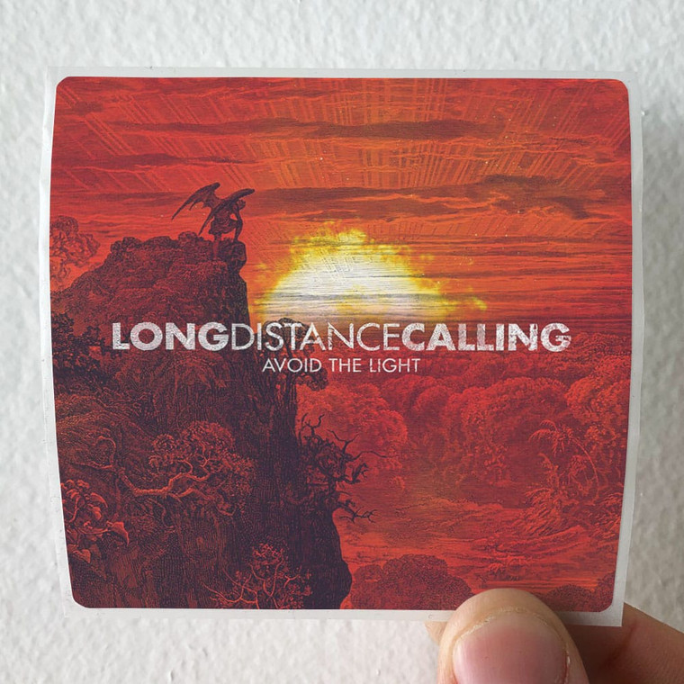 Long Distance Calling Avoid The Light Album Cover Sticker