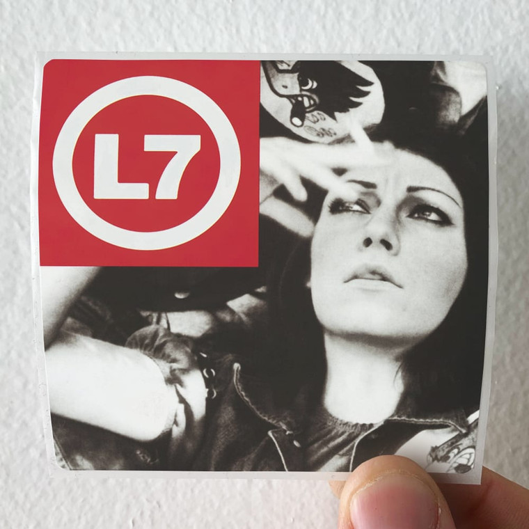 L7 The Beauty Process Triple Platinum Album Cover Sticker