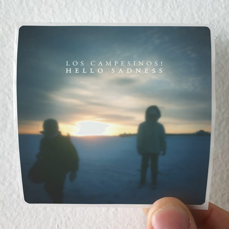 Los Campesinos Hello Sadness Album Cover Sticker