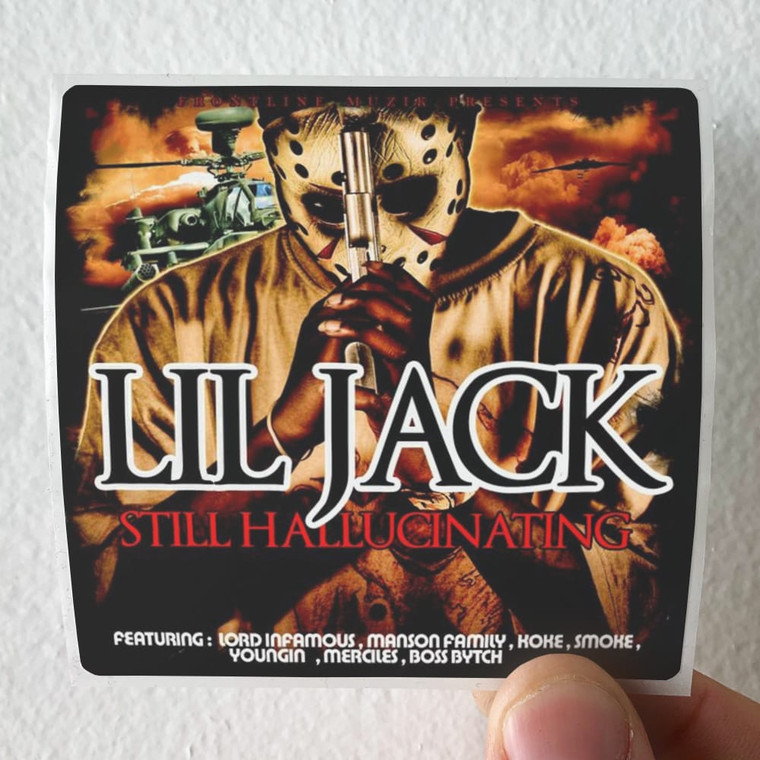Lil Jack Still Hallucinating Album Cover Sticker