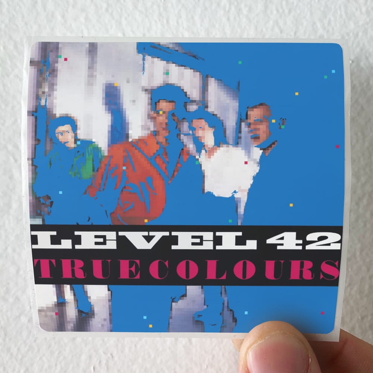 Level 42 True Colours Album Cover Sticker