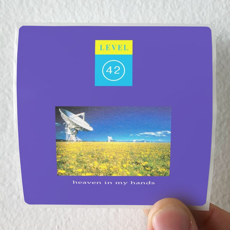 Level 42 Heaven In My Hands Album Cover Sticker