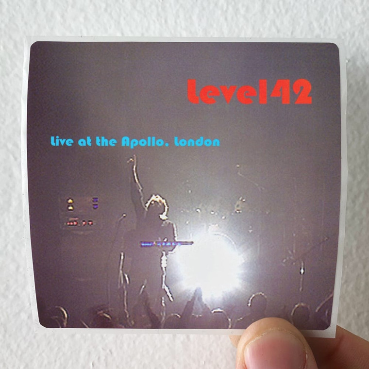 Level 42 Live At The Apollo London 1 Album Cover Sticker