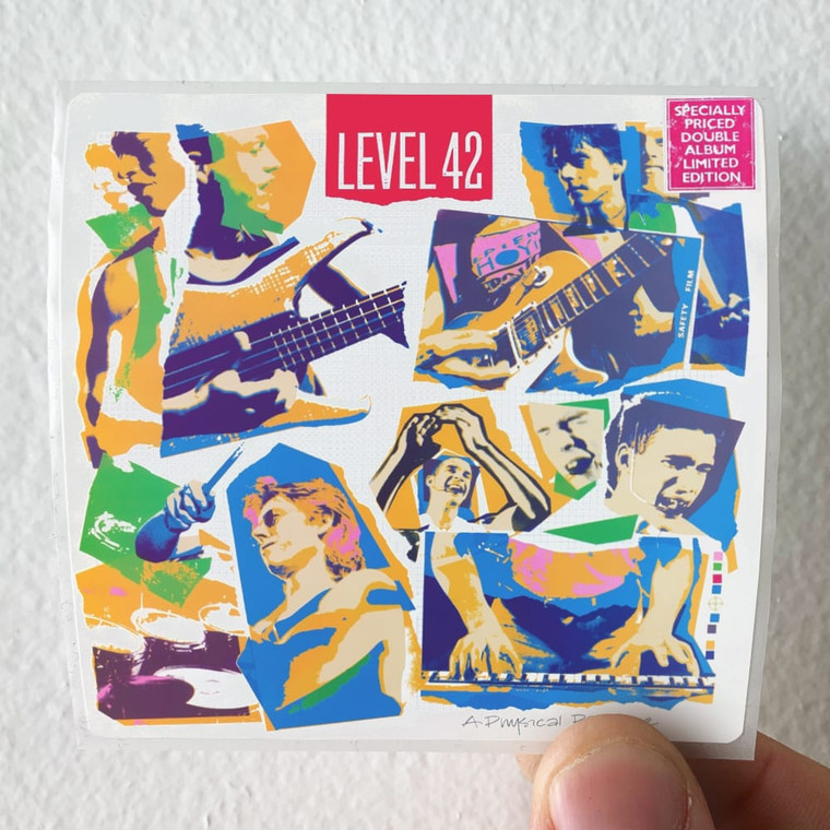 Level 42 A Physical Presence 1 Album Cover Sticker