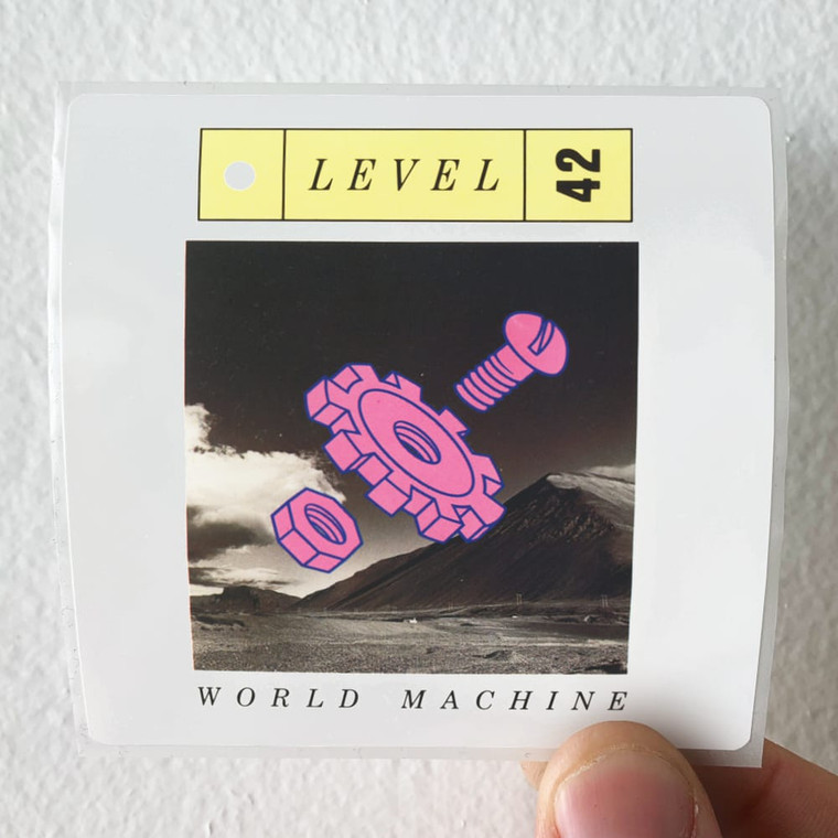 Level 42 World Machine 1 Album Cover Sticker