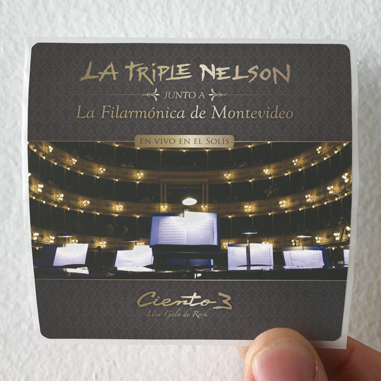 La Triple Nelson Ciento 3 Album Cover Sticker