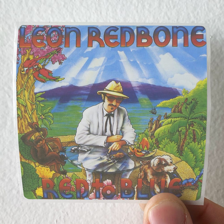 Leon Redbone Red To Blue Album Cover Sticker