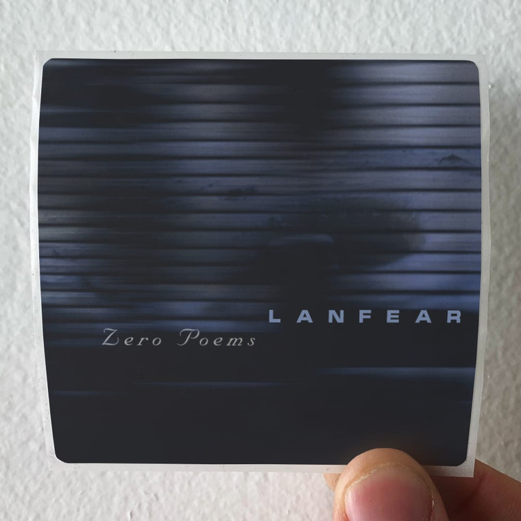 Lanfear Zero Poems Album Cover Sticker