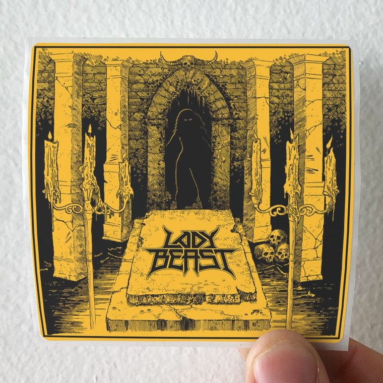 Lady Beast The Early Collection Album Cover Sticker