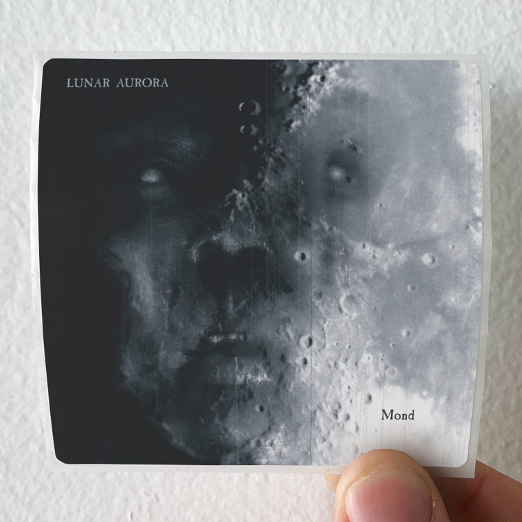 Lunar Aurora Mond Album Cover Sticker