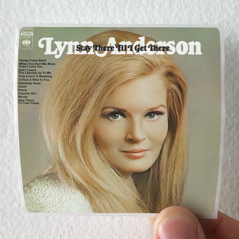 Lynn Anderson Stay There Til I Get There Album Cover Sticker
