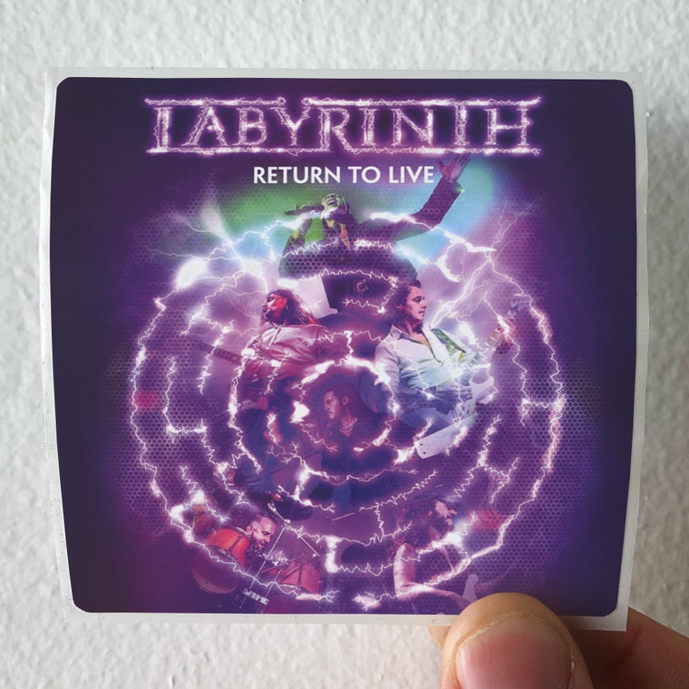 Labyrinth Return To Live Album Cover Sticker