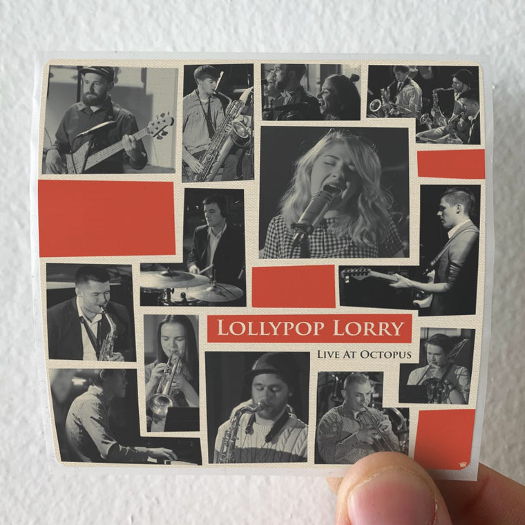 Lollypop Lorry Live At Octopus Album Cover Sticker