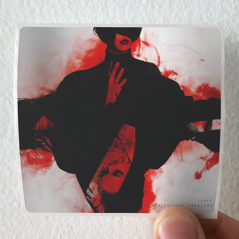 lynch Blod Thirsty Creature Album Cover Sticker