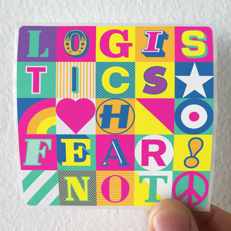 Logistics Fear Not Album Cover Sticker